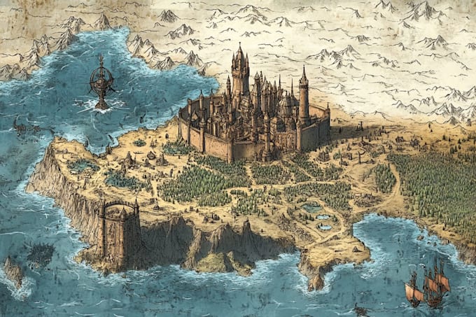 custom fantasy maps for you