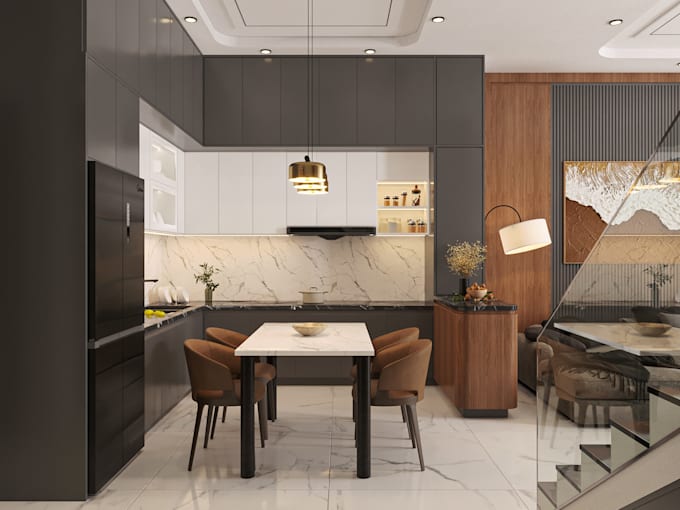 design and render realistic interior, exterior