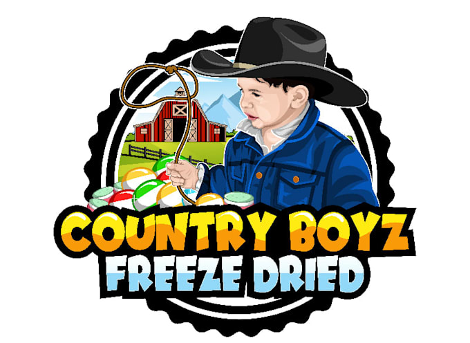 design a professional desert boy logo for your brand