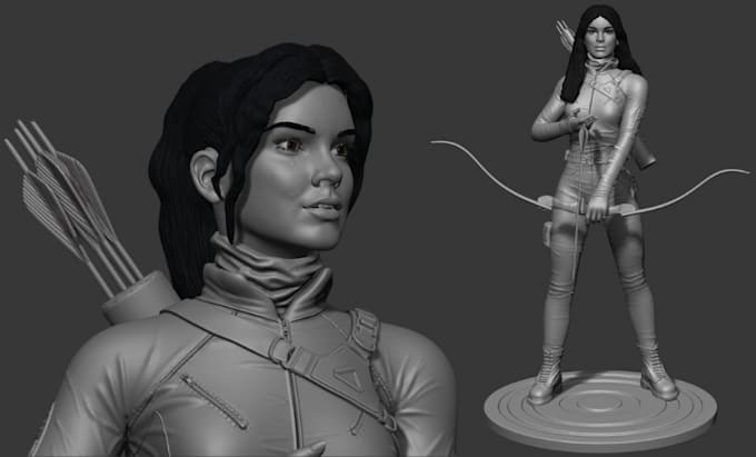 create a 3d printable model, 3d miniature, 3d character model, 3d custom design