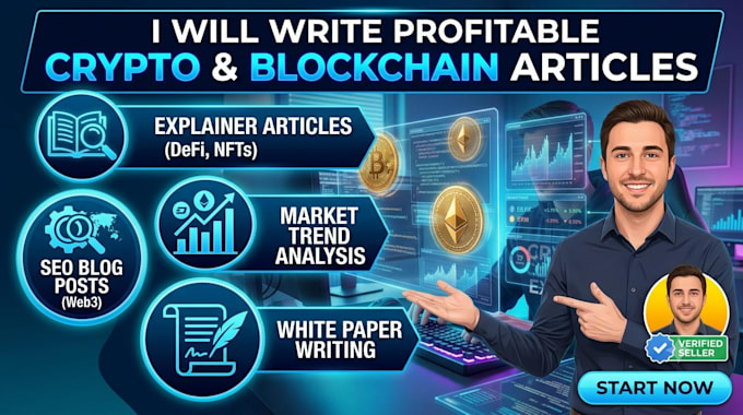write expert crypto,blockchain and fintech blog posts