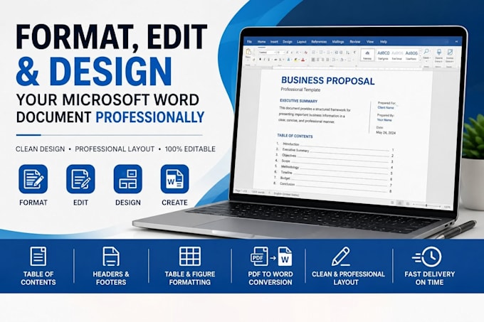 turn your rough word document into a polished final file