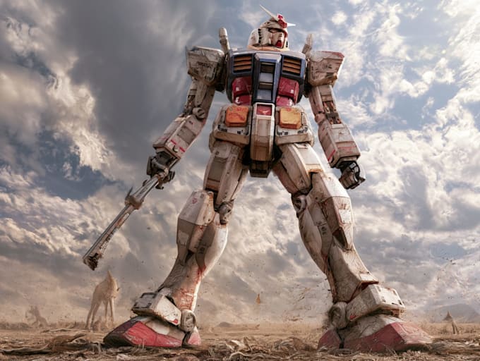 do concept mecha, gundam, and robot