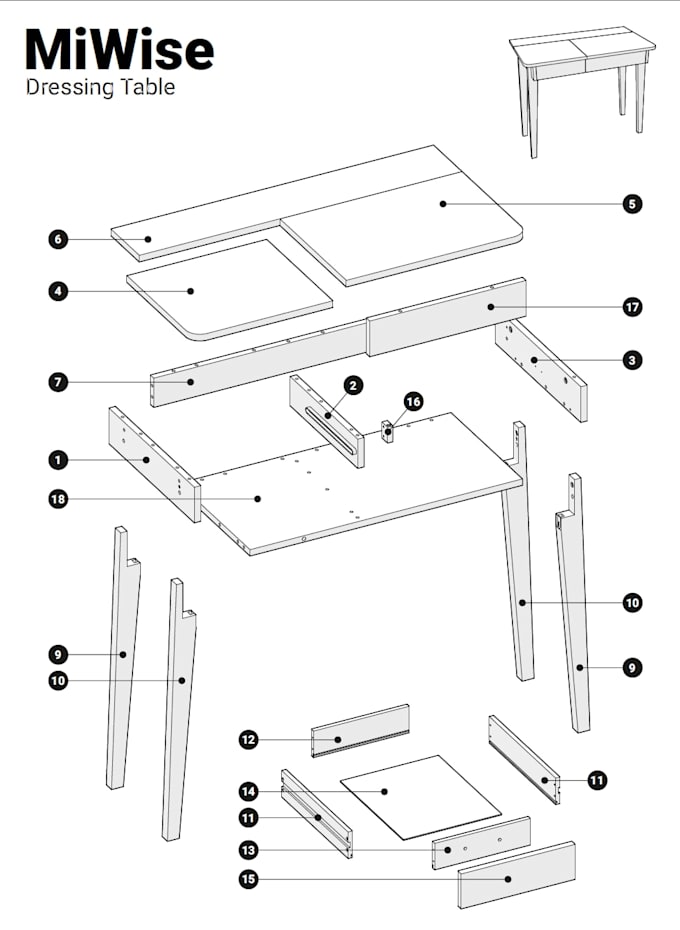 create professional assembly instruction manuals