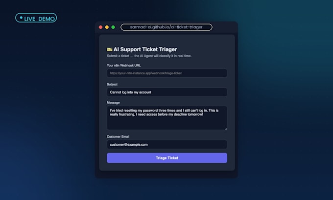 build an ai support ticket automation system using llm