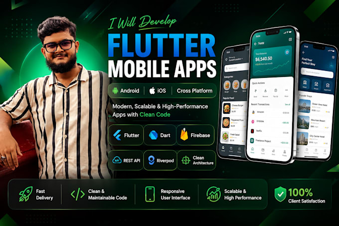 build scalable flutter app with clean architecture