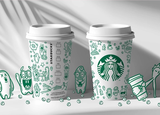 do unique paper coffee cup, paper cup, ice cream cups design