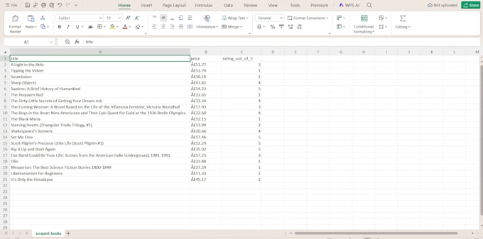 scrape any website and deliver clean data in excel or CSV