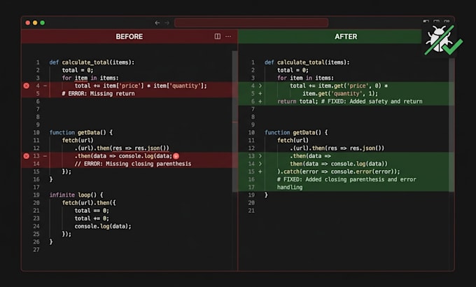fix bugs in your cursor, lovable, replit or bolt generated backend