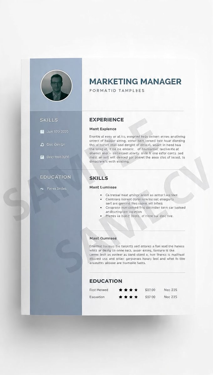 write ats resume, professional CV and cover letter for job