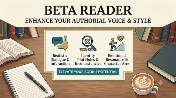 be your beta reader and give honest manuscript feedback