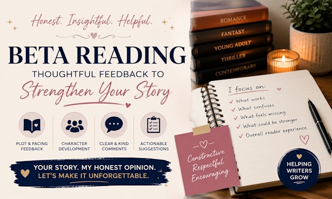 beta read your book professionally