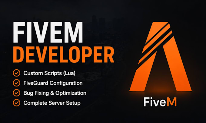 be your fivem developer for custom scripts, bug fixes, fiveguard setup false ban