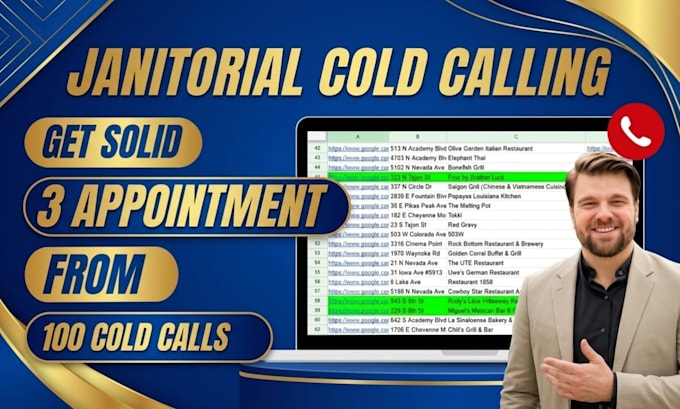 cold calling cold caller, janitorial cold calling real estate cold calling