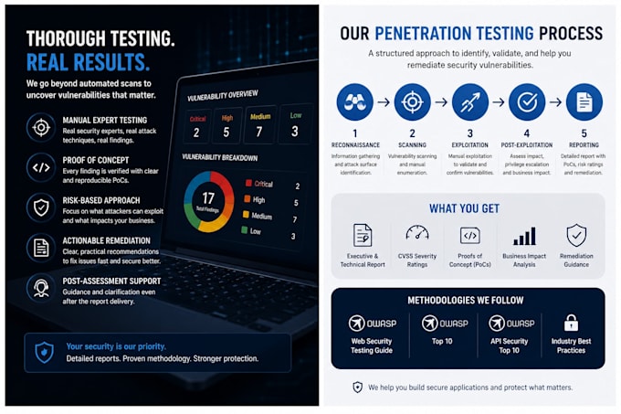 perform professional web application penetration testing