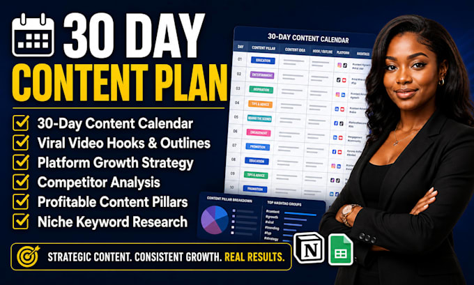 blueprint 30 day content plan instagram strategy calender maximum visibility