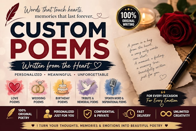 write beautiful personalized poems for any occasion