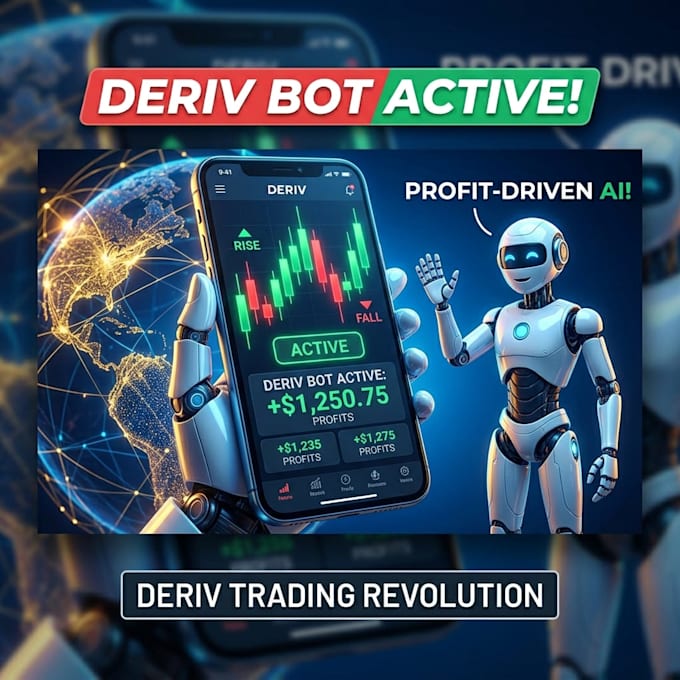 build a profitable looking deriv bot with risk management features