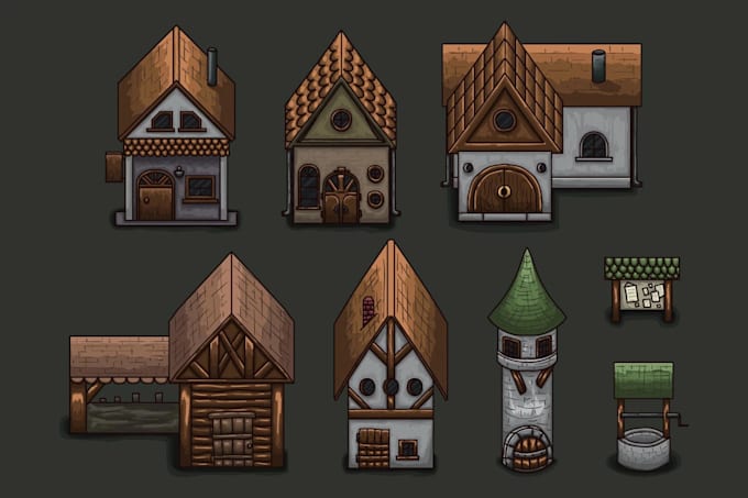 design pixel art tilesets for rpg, platformer and top down games