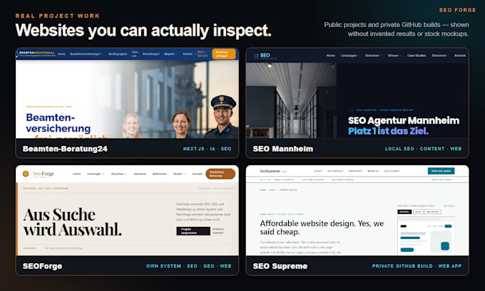build a fast SEO ready business website