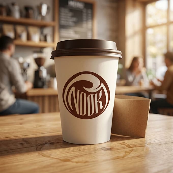 create a stylish cafe logo