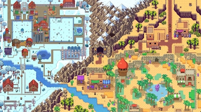do pixel art tileset top down rpg game environment godot tilemap background