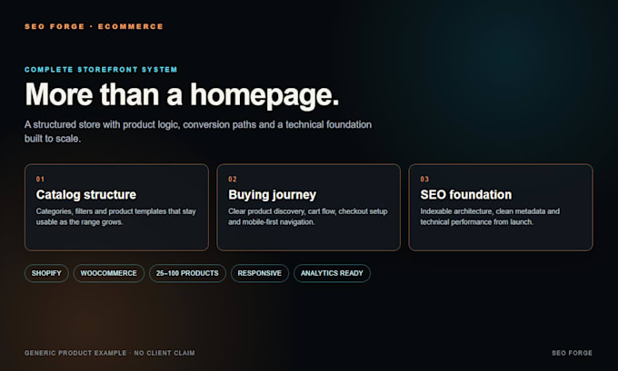 build an SEO ready ecommerce store