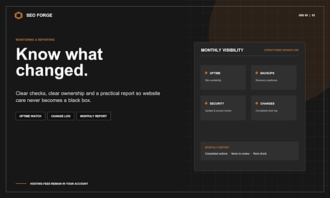 manage your website hosting security and updates