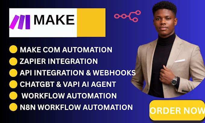 fix, setup make com automation, zapier automation, airtable database, make com