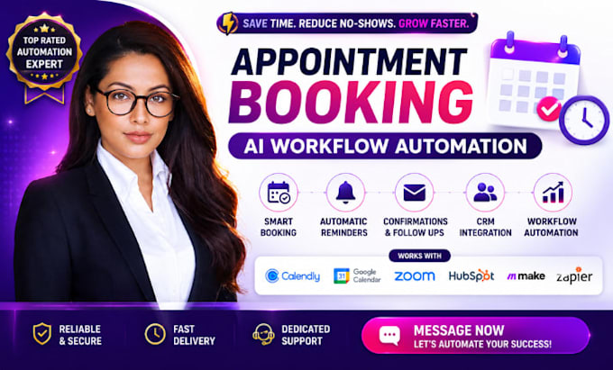 build ai workflow automation for appointment booking