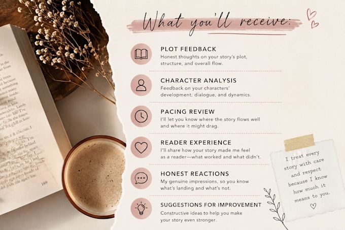 be your honest and detailed beta reader