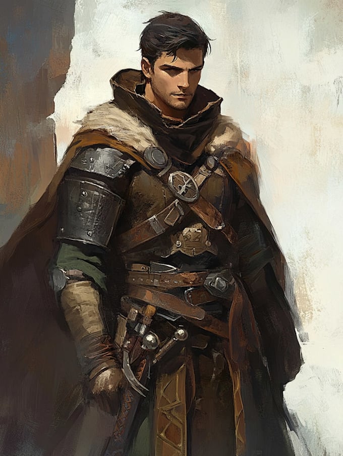 fantasy character and dnd character