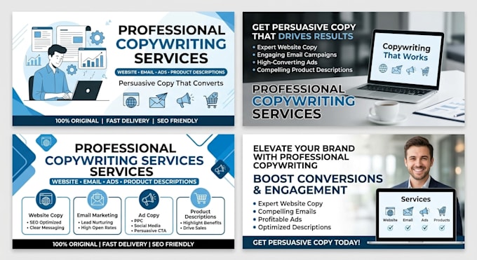 write persuasive website copy and product descriptions