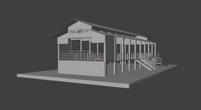 create detailed 3d models and environments in blender