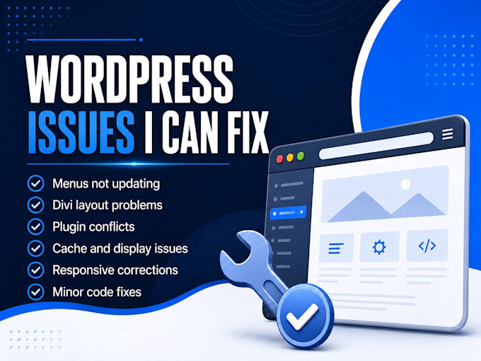 fix wordpress errors menus plugins and divi issues