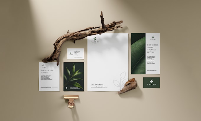 design logo business card letterhead invoice envelope folder stationery design