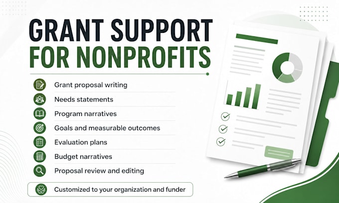 research and write a professional nonprofit grant proposal