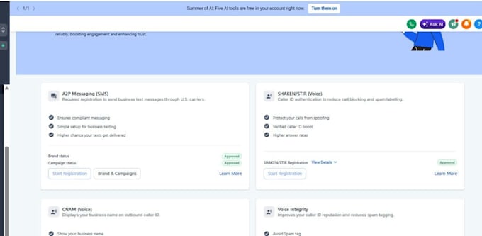 set up a2p 10dlc registration for gohighlevel