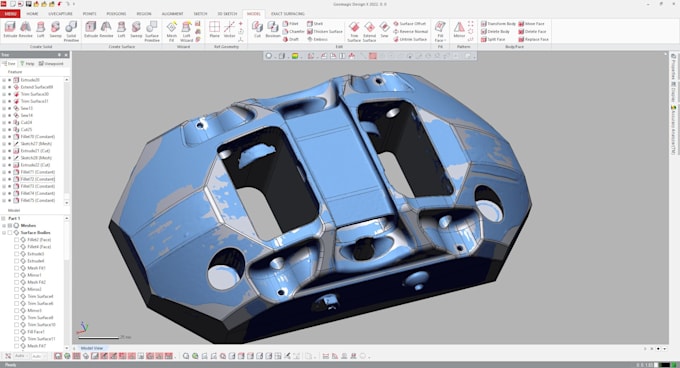do reverse engineer automotive and aerospace parts into cad