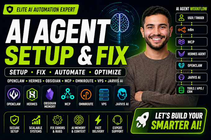 fix hermes multi ai agent obsidian memory jarvis ai open claw mcp omniroute vps