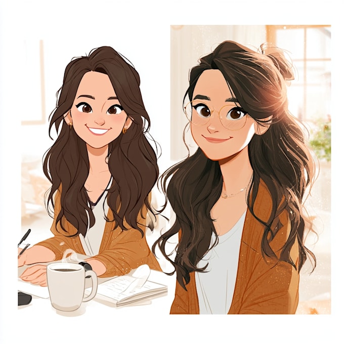 draw a semi realistic character