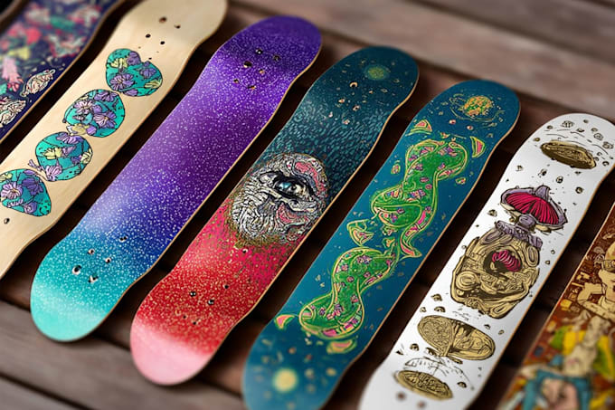 create artwork for your skateboard