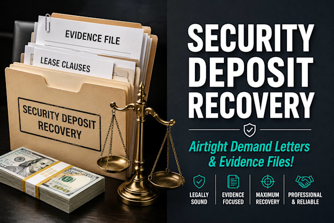 draft an airtight security deposit demand letter compile your evidence file