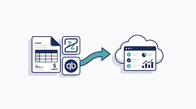 data migration from quickbooks to zoho book CRM apps