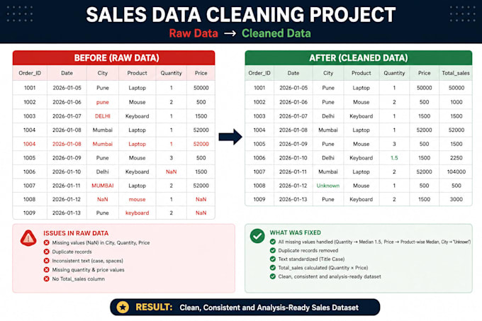 clean, process and automate excel or CSV files using python