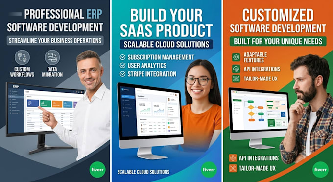 develop or clone software, erp, pos, crm, saas app, inventory, wms