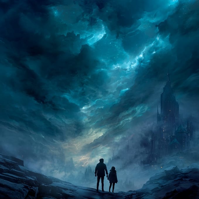 design a colorful horror book cover