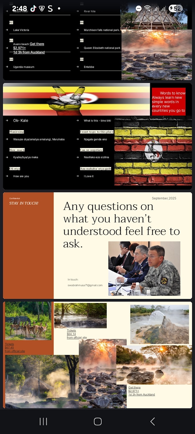 design professional canva presentation slides or template