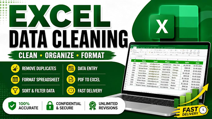 excel data cleaning formatting sorting and spreadsheet editing