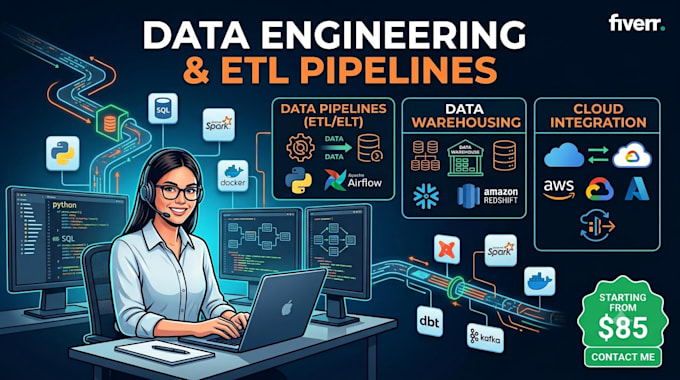 clean, transform, and build etl pipelines